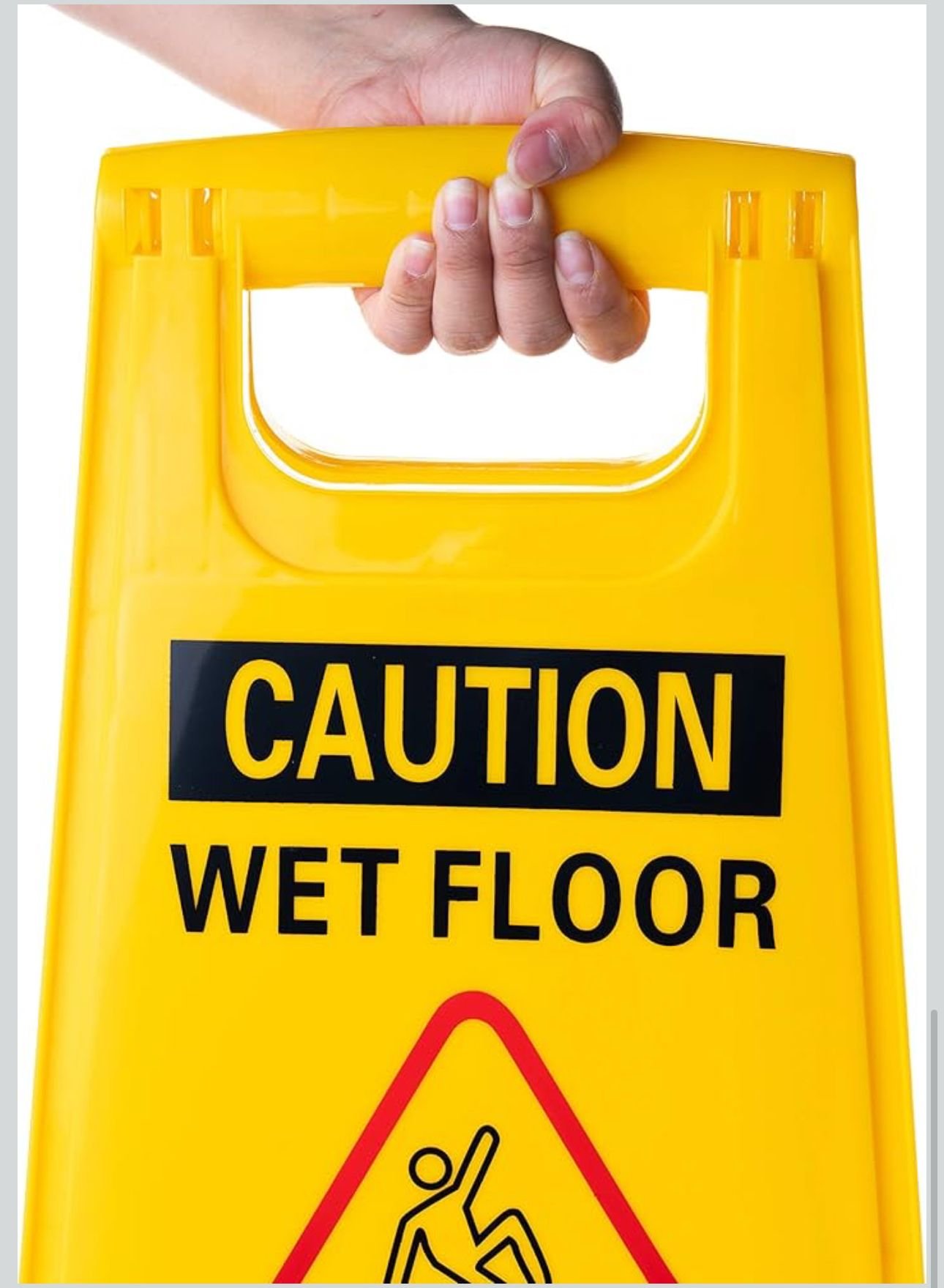 Wet Floor Caution Sign – 3-Pack Bilingual Safety Warning Floor Signs (English/Spanish) - Image 2